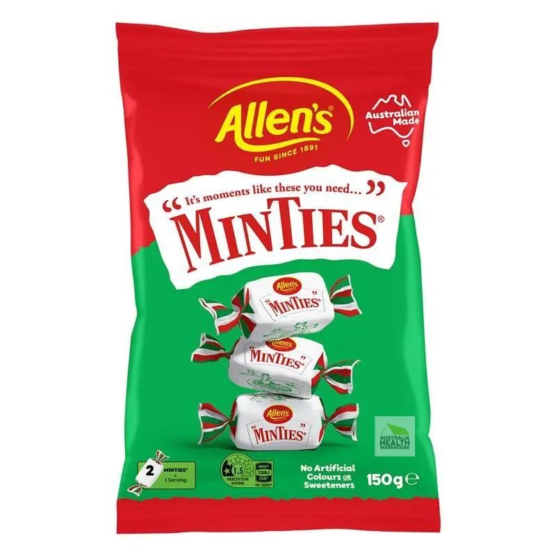 [Expiry: 08/2026] Allen's Minties 150g