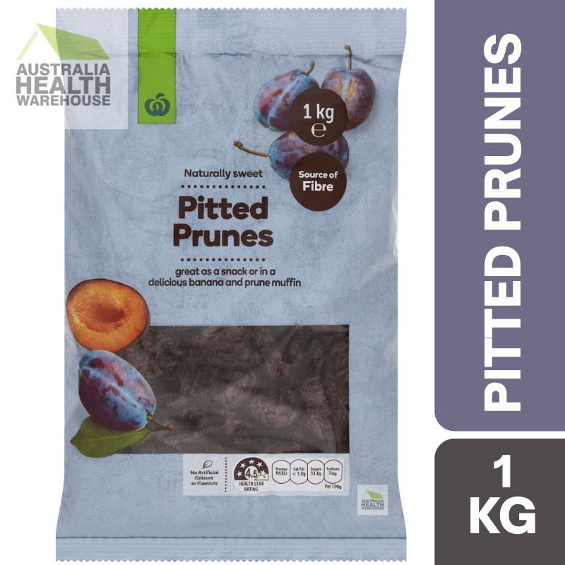 [Expiry Date: 18/09/2026] Woolworths Pitted Prunes 1kg