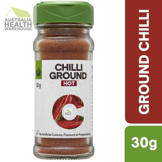 [Expiry: 07/2027] Woolworths Chilli Ground Hot 30g