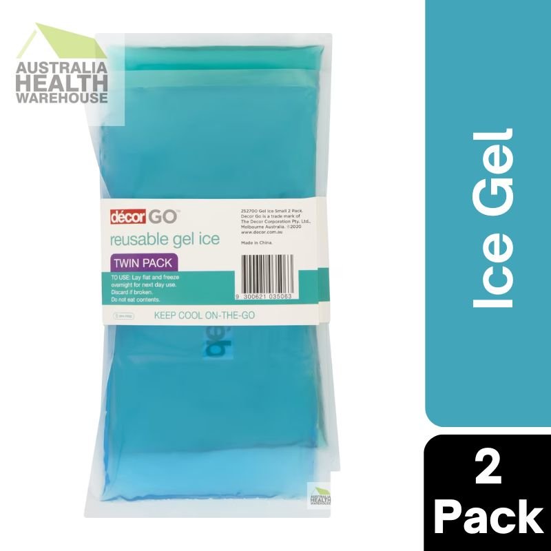 Decor Reusable Gel Ice Twin Pack (Blue/Green)