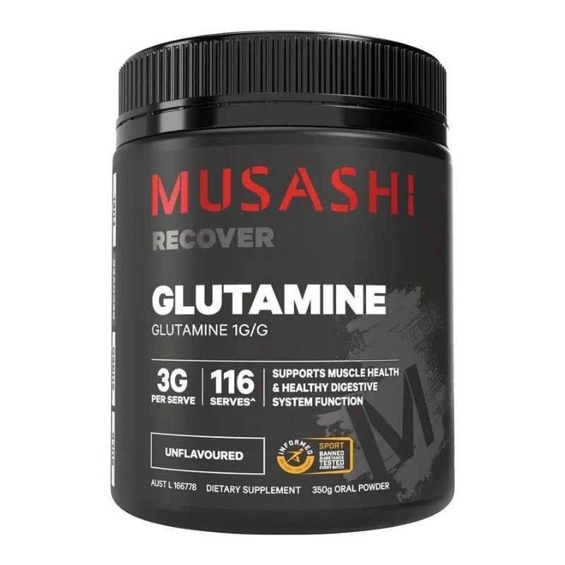 [Expiry: 05/2027] Musashi Glutamine Unflavoured 350g