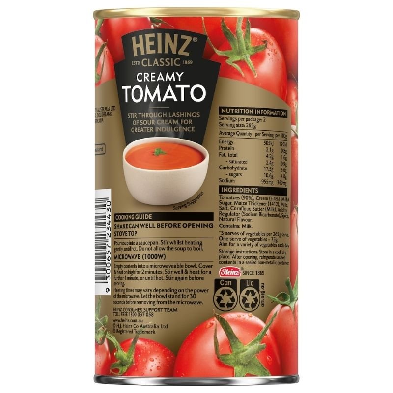 [Expiry Date: 31/07/2028] Heinz Classic Creamy Tomato Soup 535g