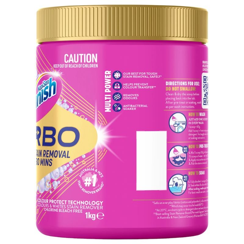 [Expiry: 09/2027] Vanish Gold Pro Turbo Stain Remover Powder 1kg