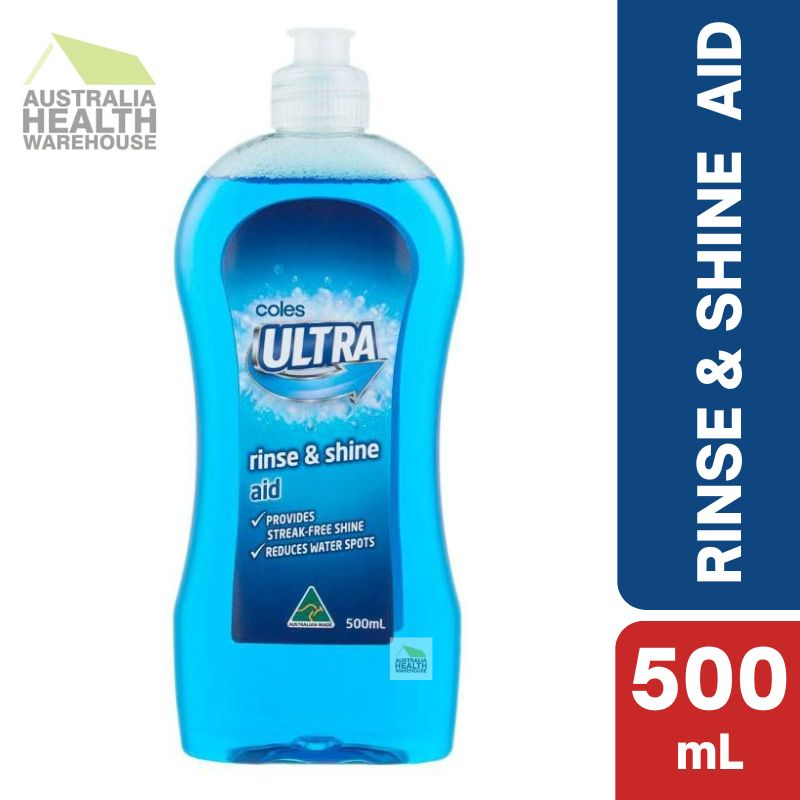 Coles Ultra Rinse & Shine Aid 500mL