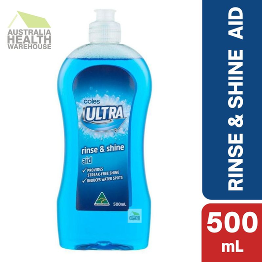 Coles Ultra Rinse & Shine Aid 500mL
