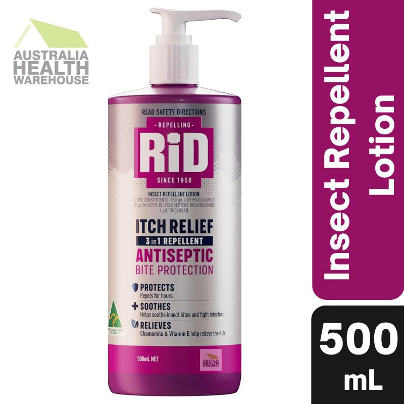 [Expiry: 09/2026] RID Insect Repellent Lotion Pump 500mL