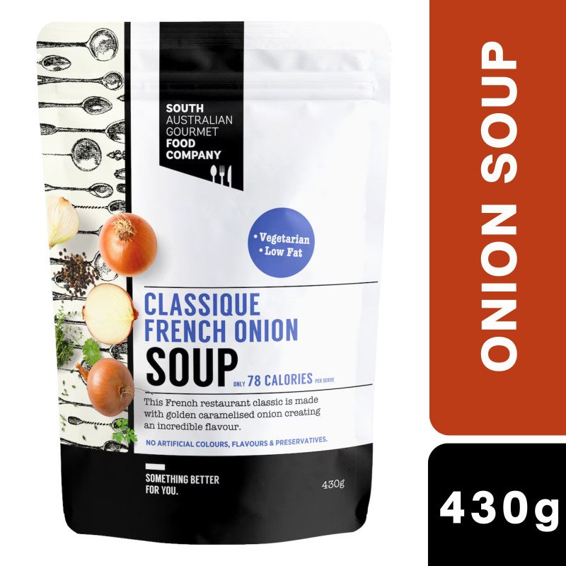 [Expiry Date: 29/09/2027] South Australian Gourmet Food Company Classique French Onion Soup 430g