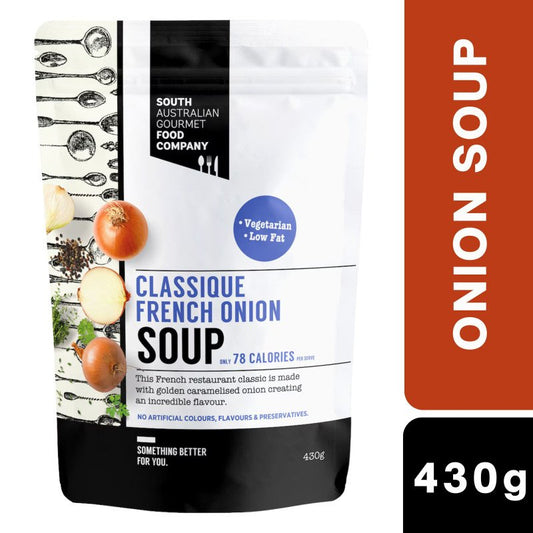 [Expiry Date: 29/09/2027] South Australian Gourmet Food Company Classique French Onion Soup 430g