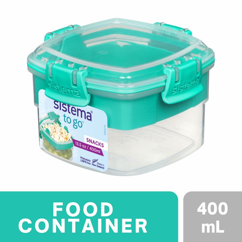 Sistema To Go Snacks Food Container 400mL (Green)