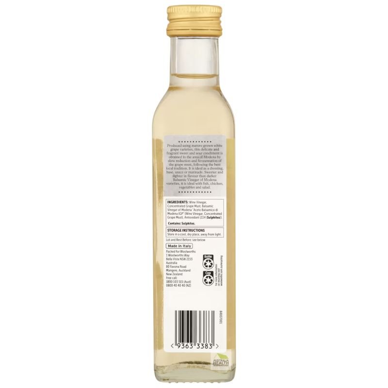 Woolworths White Condiment 250mL
