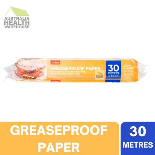 Coles Greaseproof Paper 30 Metres