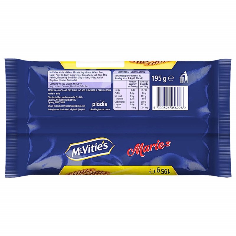 [Expiry: 01/11/2026] McVitie's Marie Biscuits 195g