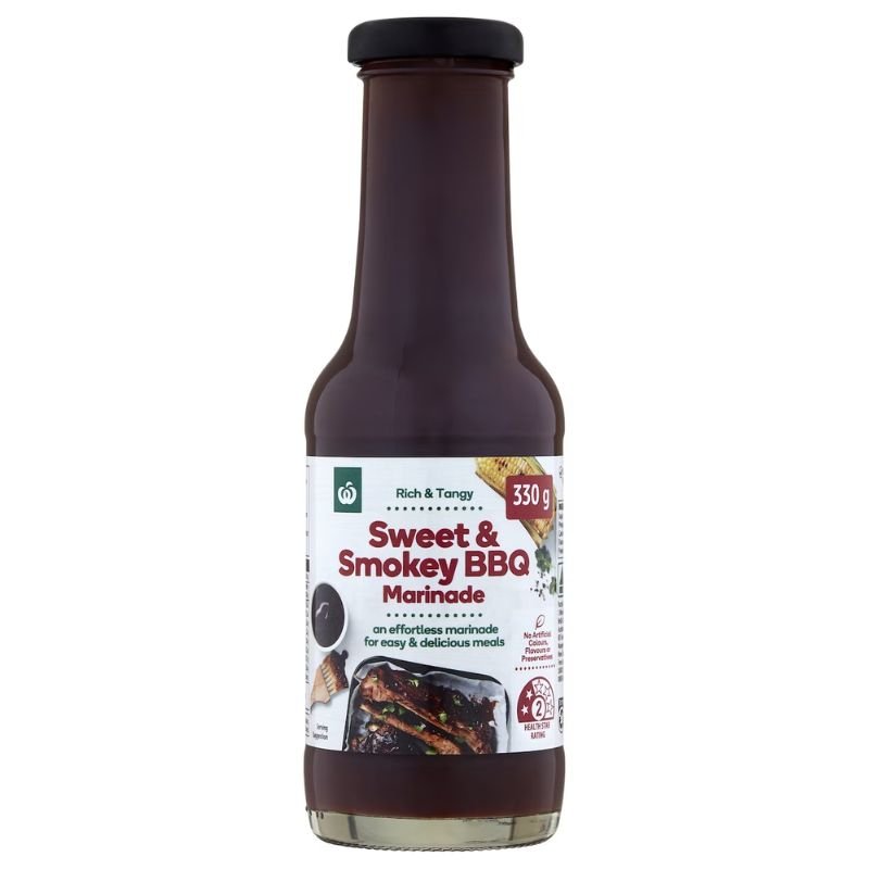 [Expiry: 30/01/2027] Woolworths Sweet & Smokey BBQ Marinade 330g