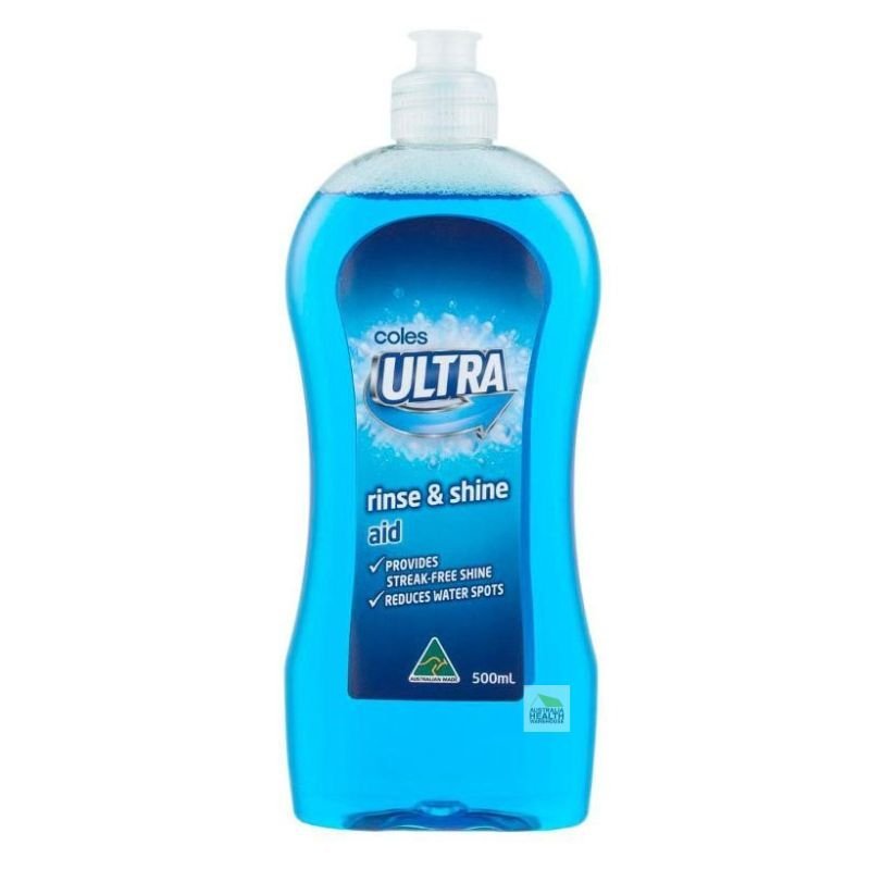 Coles Ultra Rinse & Shine Aid 500mL