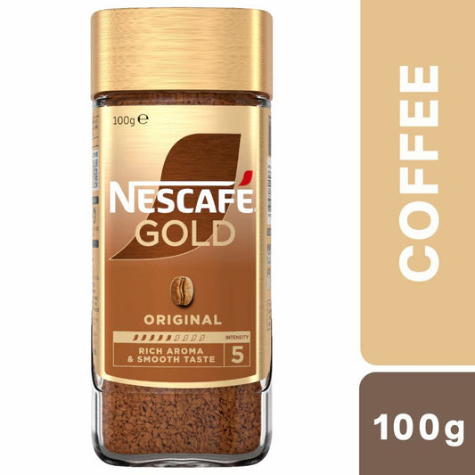 [Expiry: 02/2028] Nescafe Gold Original Instant Coffee 100g