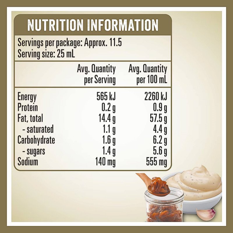 [Expiry:22/10/2026] Heinz Seriously Good Caramelised Onion Aioli 295mL