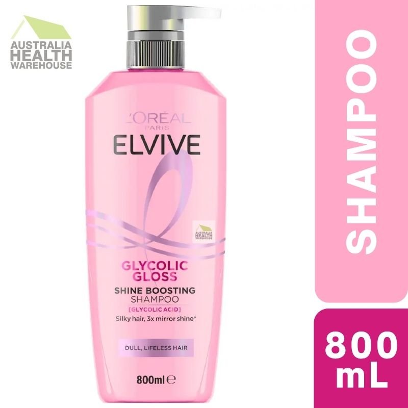 L'Oreal Elvive Glycolic Gloss Shine Boosting Shampoo 800mL
