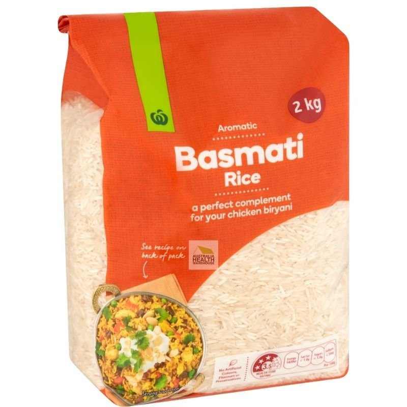 [Expiry Date: 06/2027] Woolworths Basmati Rice 2kg