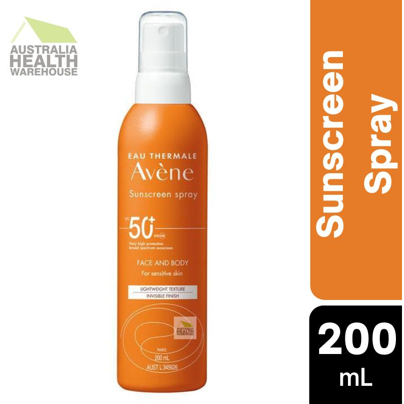 [Expiry: 09/2025] Avène Sunscreen SPF 50+ Face & Body For Sensitive Skin Spray 200mL