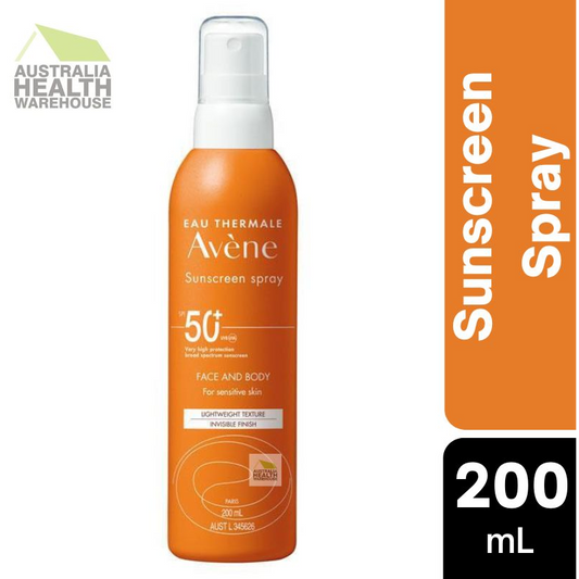 [Expiry: 09/2025] Avène Sunscreen SPF 50+ Face & Body For Sensitive Skin Spray 200mL