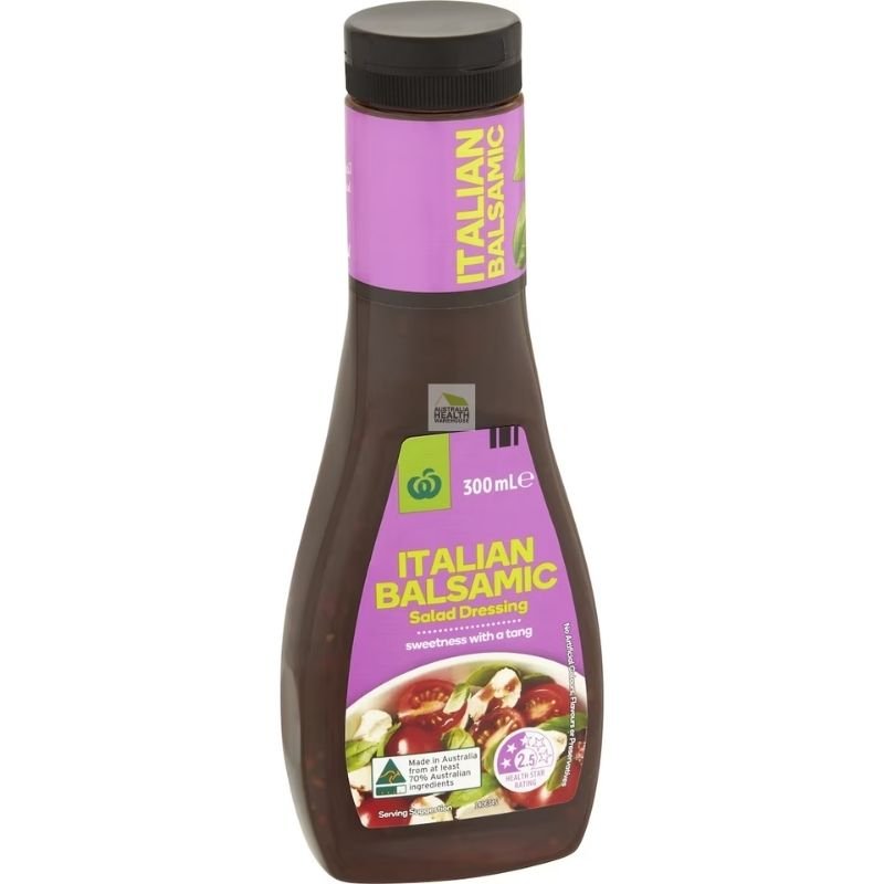 [Expiry: 11/11/2026] Woolworths Italian Balsamic Salad Dressing 300mL