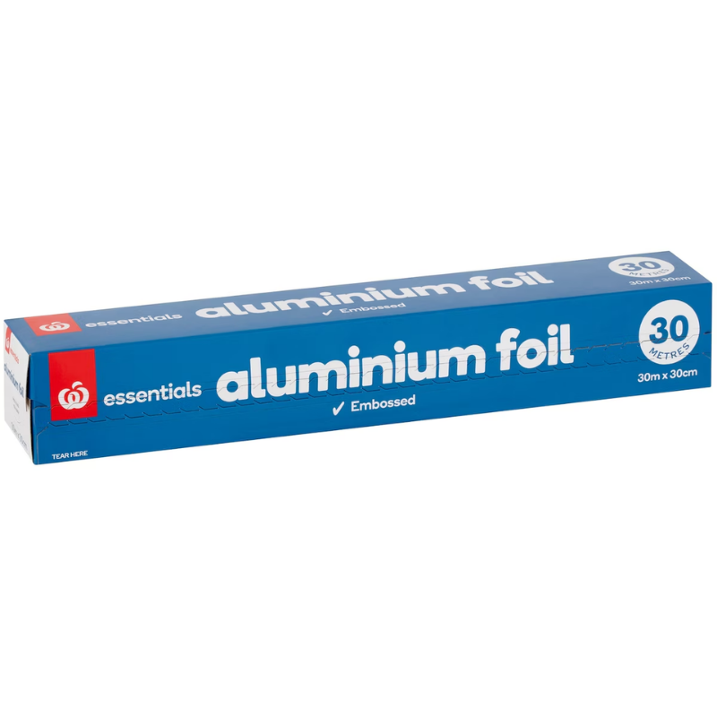 Woolworths Essentials Aluminium Foil 30 Metres