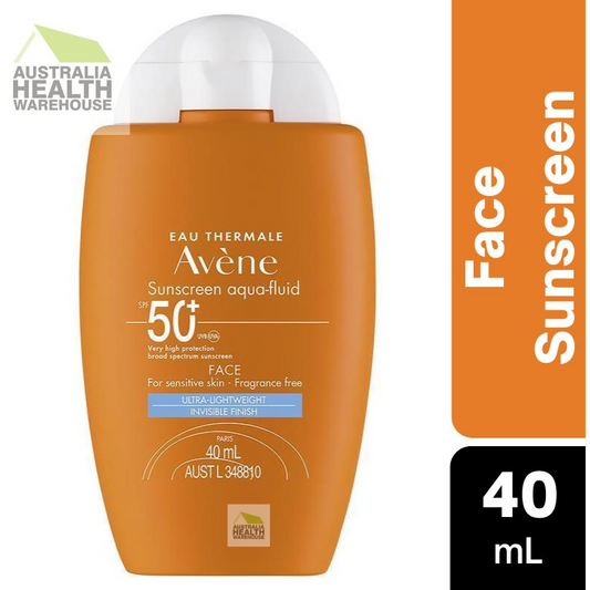 [Expiry: 08/2025] Avène Sunscreen Aqua-Fluid SPF50+ Face For Sensitive Skin 40mL