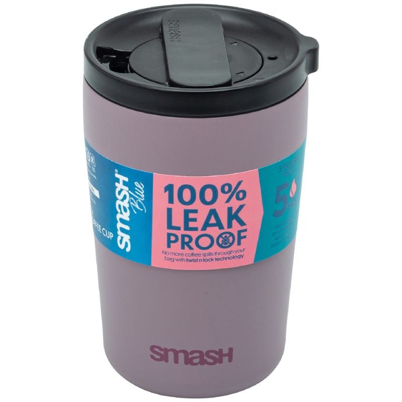 Smash Blue Stainless Steel Barista Cup 355mL (PURPLE)