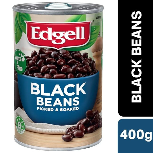[Expiry Date: 01/04/2029] Edgell Black Beans Plant Protein 400g