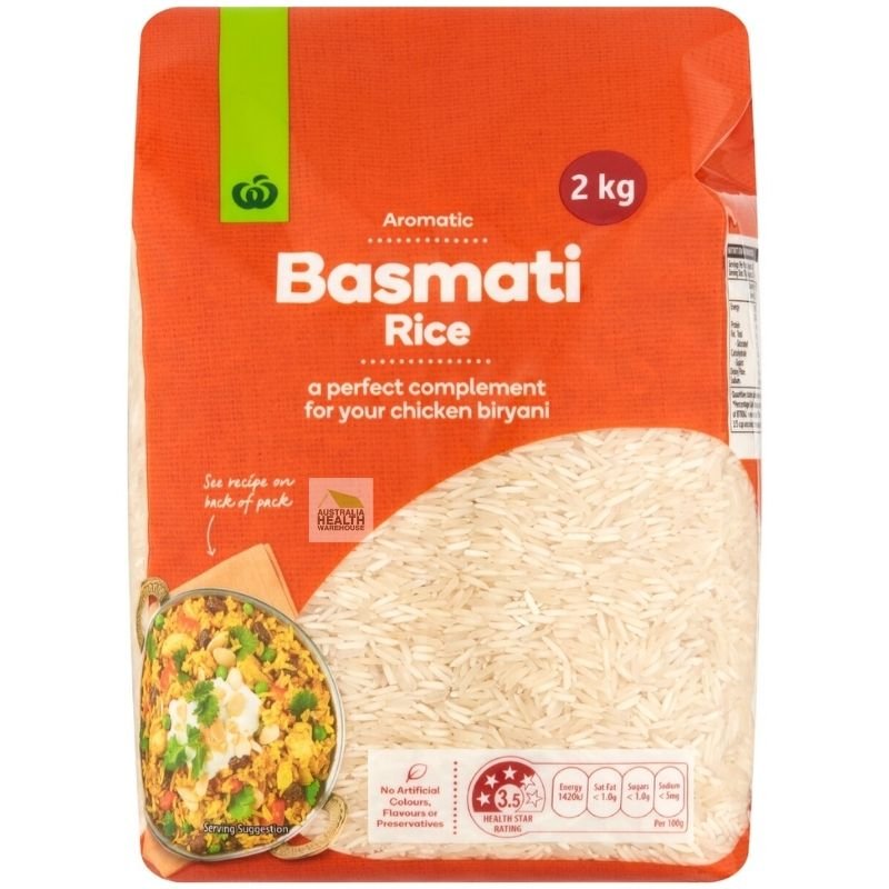 [Expiry Date: 06/2027] Woolworths Basmati Rice 2kg