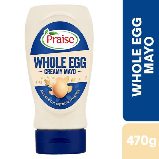 [Expiry Date: 12/02/2027] Praise Whole Egg Creamy Mayo 470g