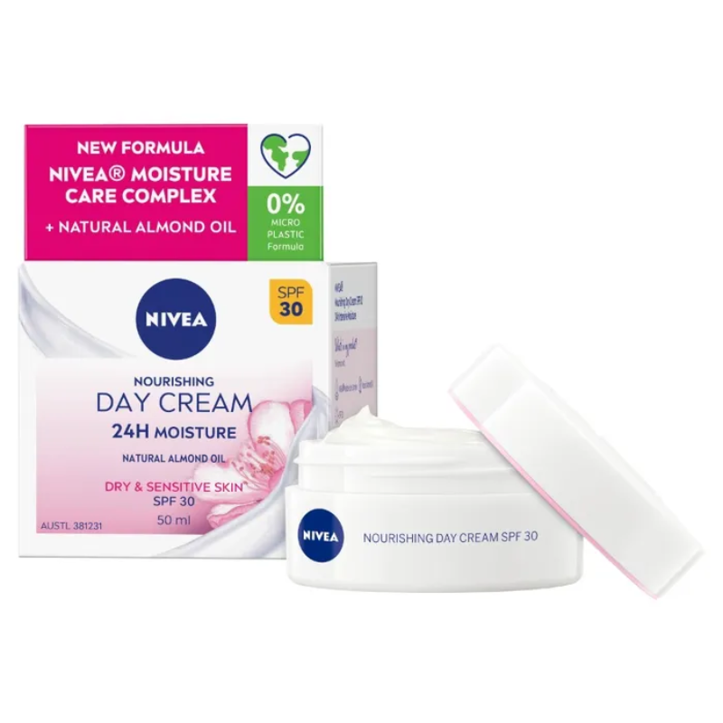 [Expiry: 12/2028] Nivea Daily Essentials Nourish Day Cream Moisturiser SPF30 50ML