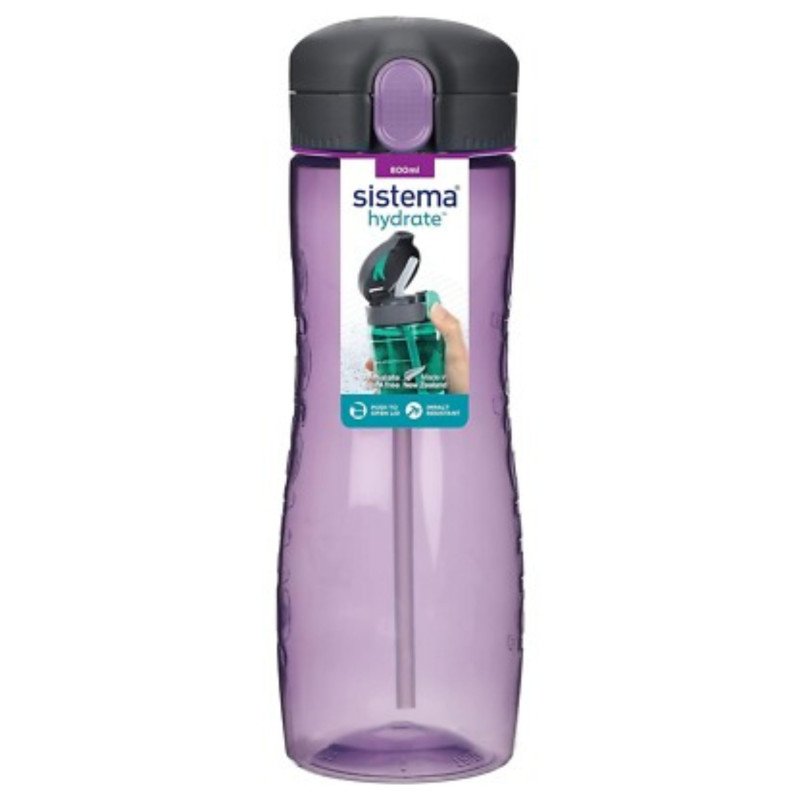 Sistema Hydrate Tritan Quick Flip Bottle 800mL (Purple)