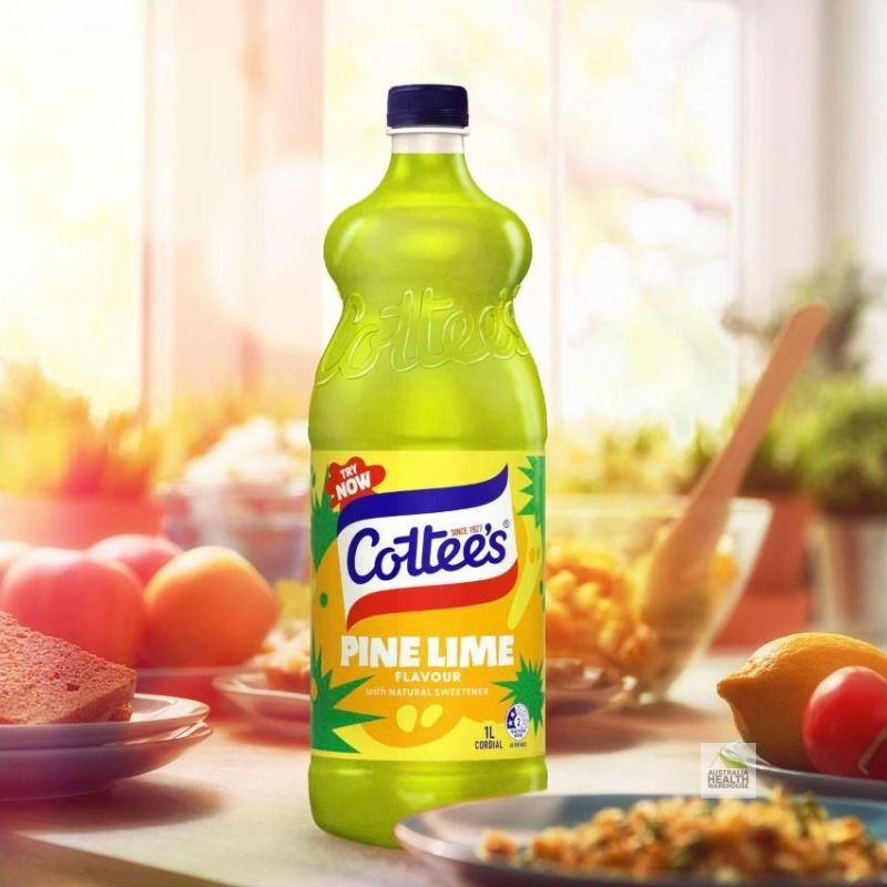 [Expiry: 13/10/2026] Cottee's Cordial Pine Lime 1 Litre