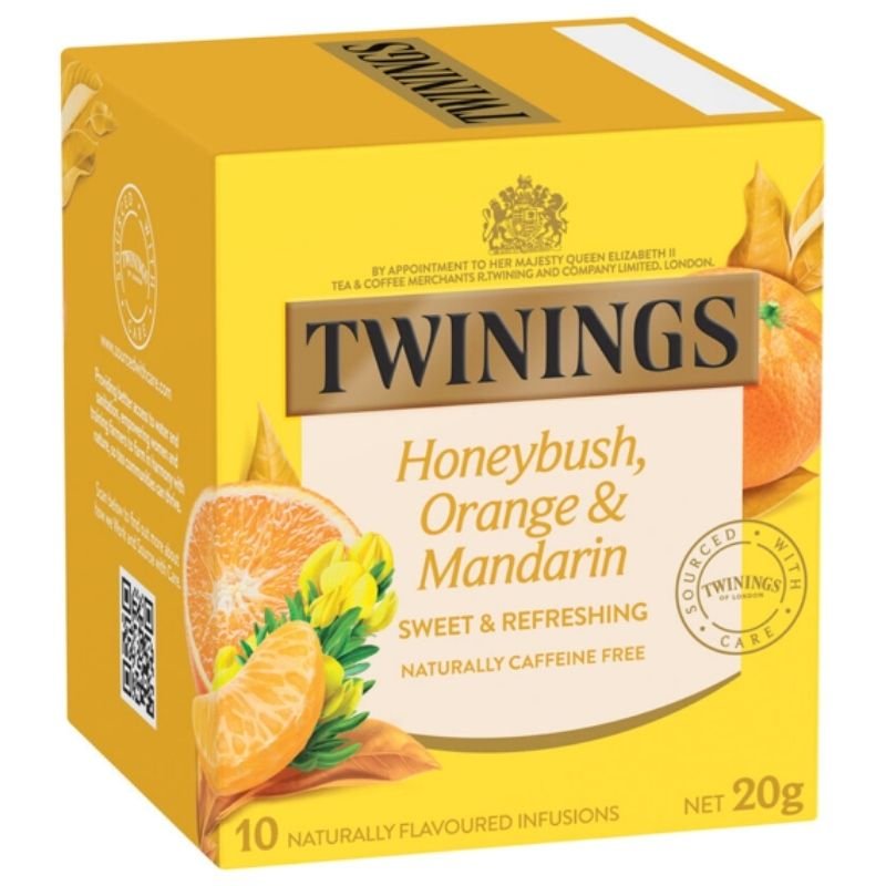 [Expiry: 10/09/2028] Twinings Honeybush Orange Mandarin Tea Bags 10 pack