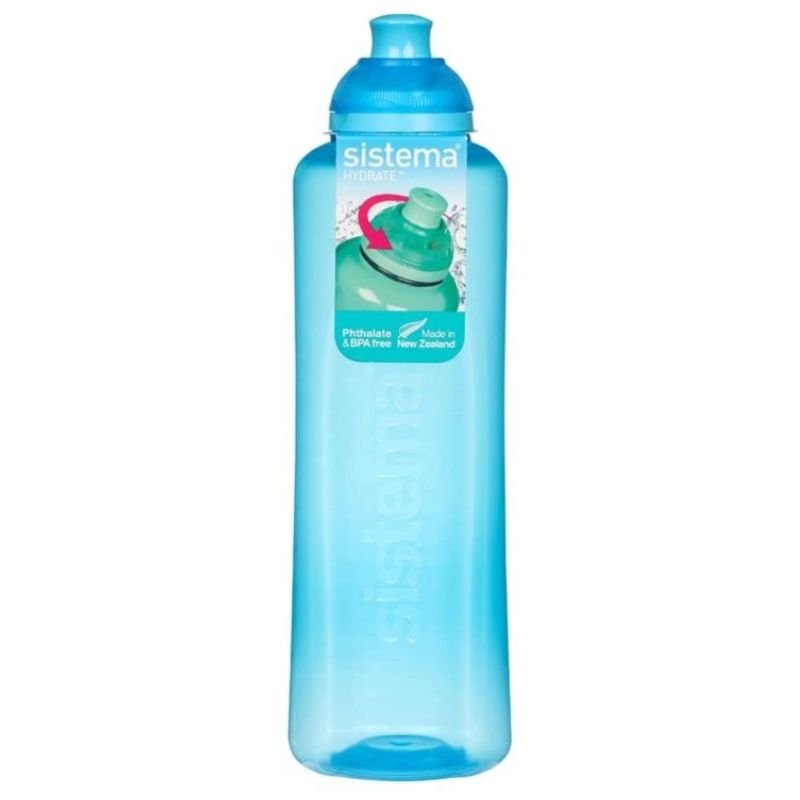 Sistema Hydrate Twist & Sip Bottle Assorted 480mL (BLUE)