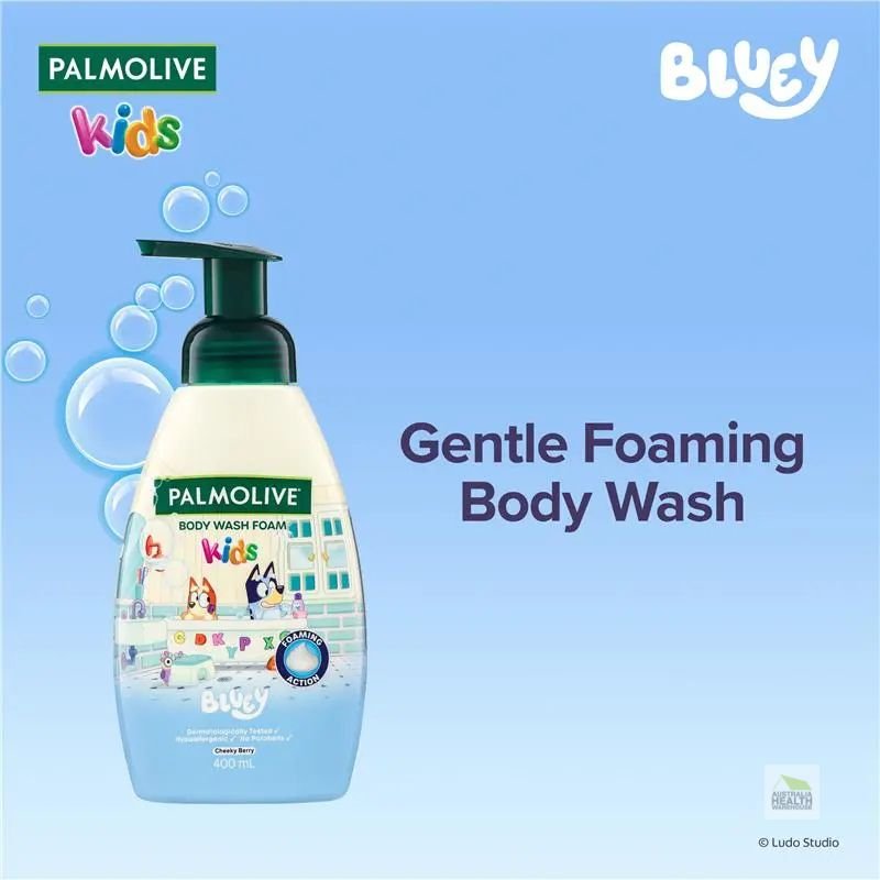 Palmolive Kids Bluey Body Wash Foam 400mL