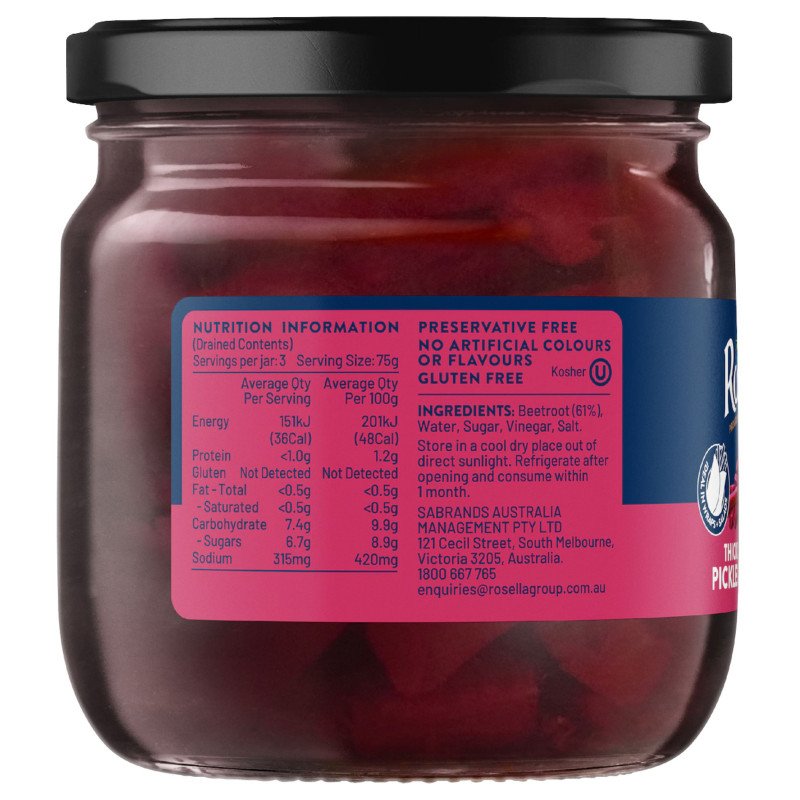 [Expiry Date: 21/04/2027] Rosella Thickly Shredded Pickled Beetroot