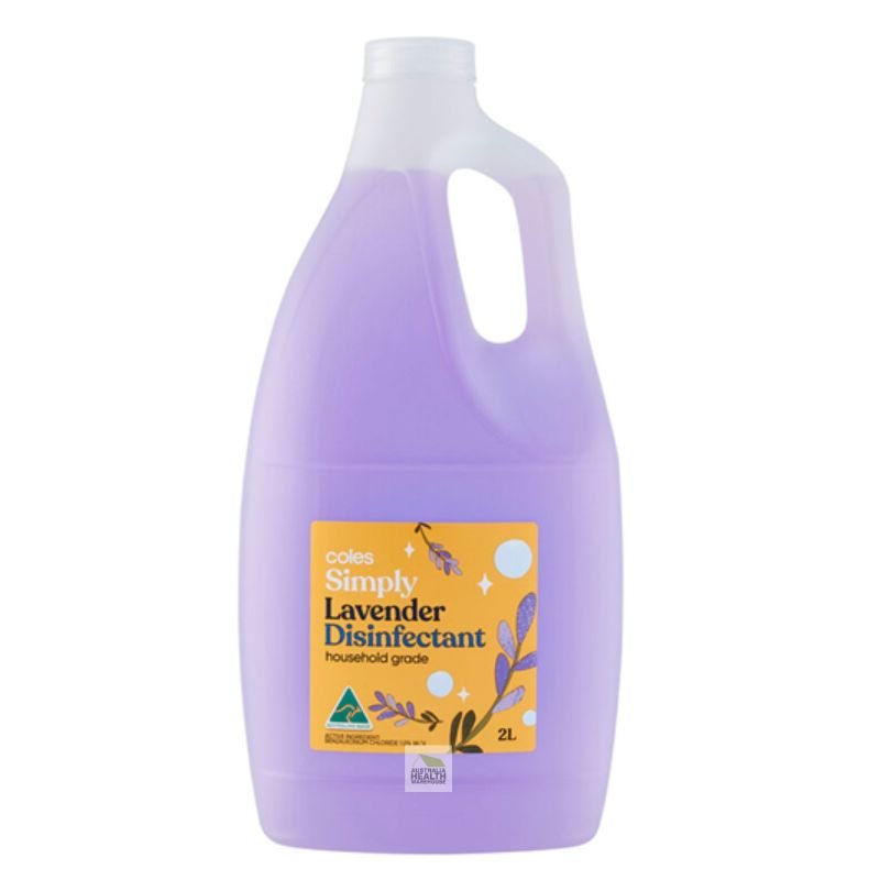 [Expiry Date: 27/10/2027] Coles Simply Disinfectant Lavender 2 Litre
