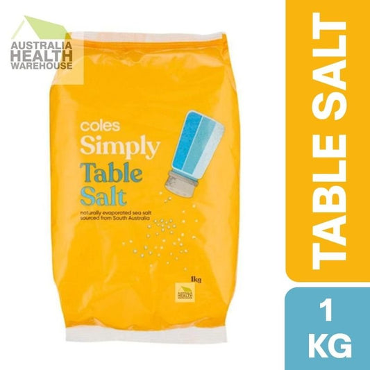 Coles Simply Table Salt 1kg