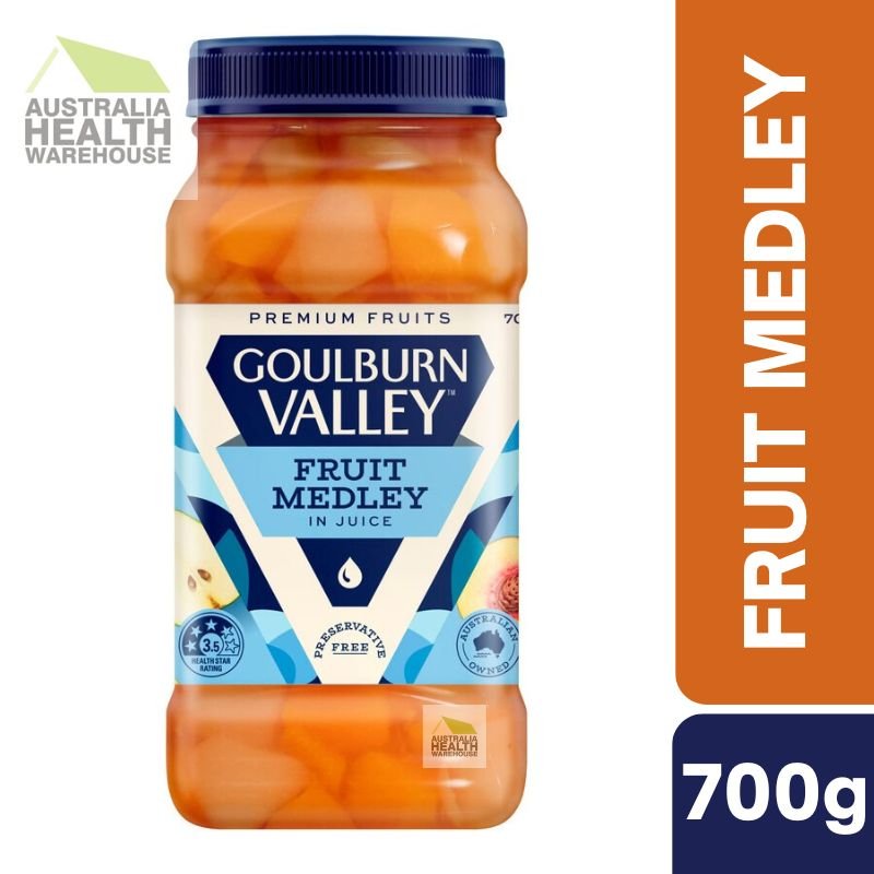 [CLEARANCE Expiry: 30/04/2026] Goulburn Valley Fruit Medley In Juice 700g