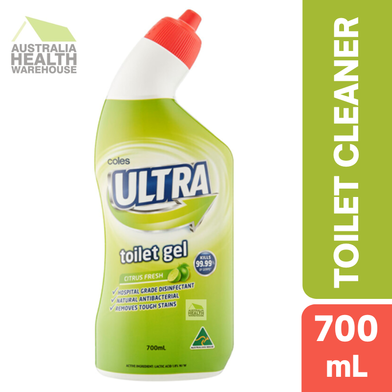 [Expiry Date: 30/08/2026] Coles Ultra Toilet Gel Citrus Fresh 700mL