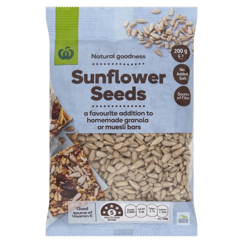 [Expiry Date: 08/09/2026] Woolworths Sunflower Seeds 200g