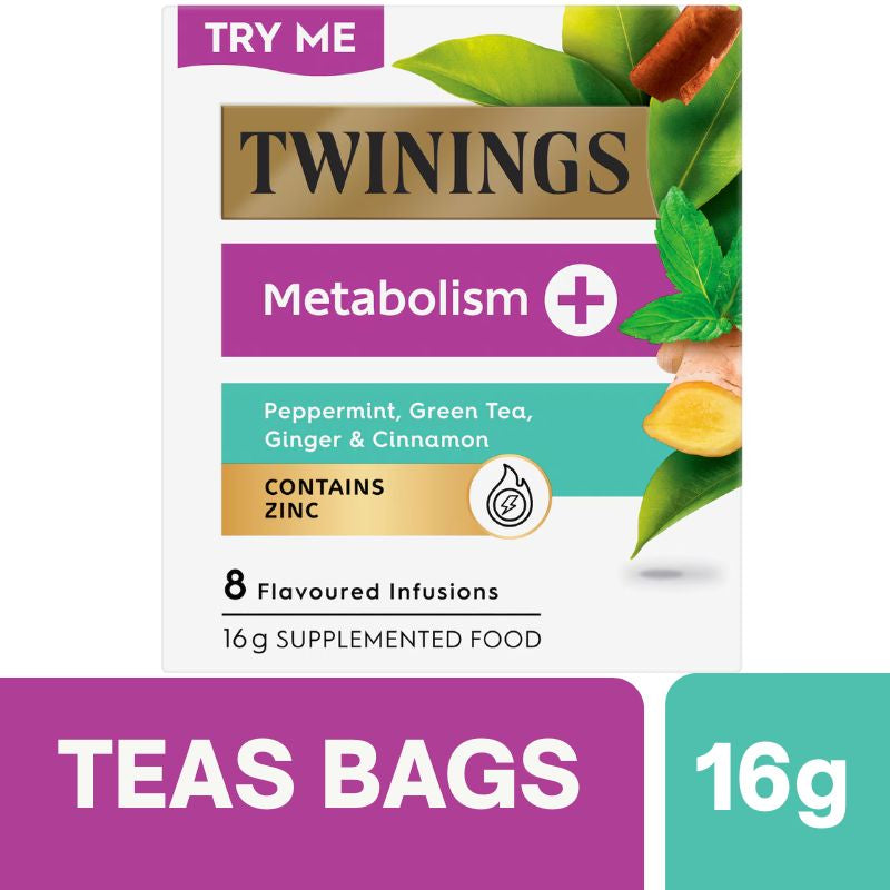 [Expiry Date: 16/11/2028] Twinings Metabolism Flavoured Infusions 8 Pack