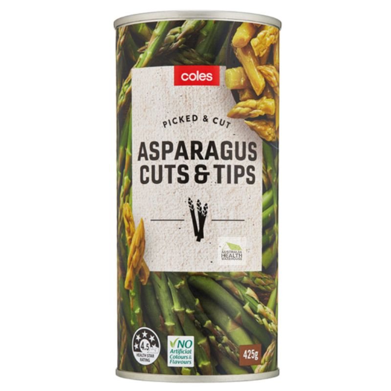 Coles Asparagus Cuts & Tips 425g