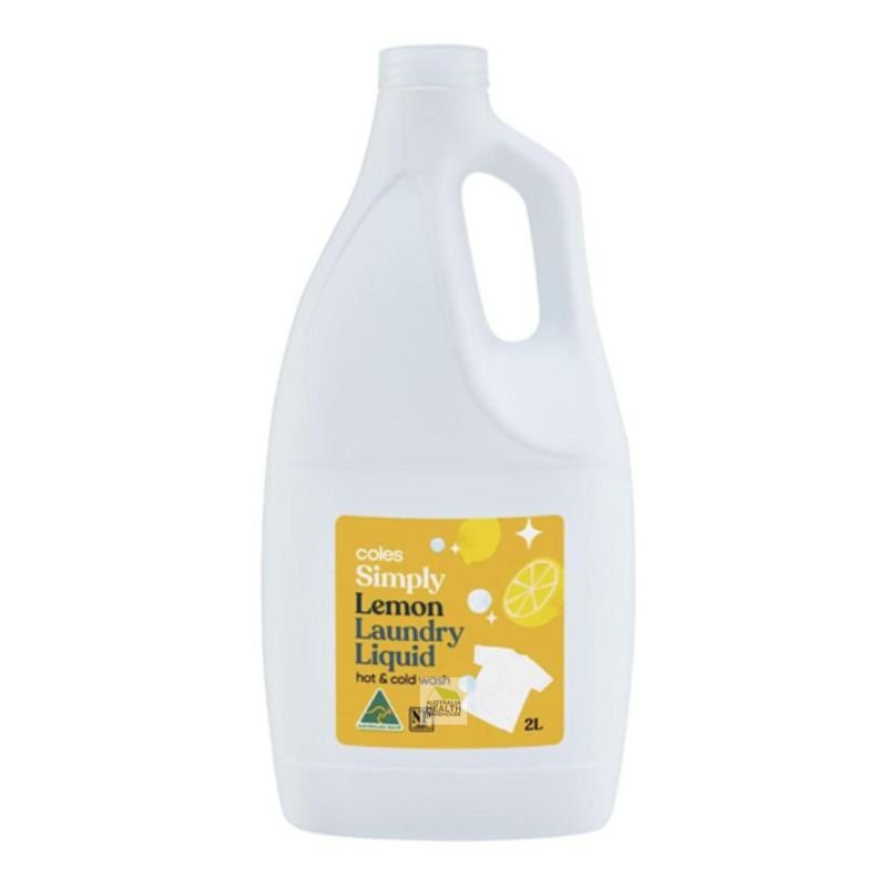 Coles Simply Laundry Liquid Lemon 2 Litre