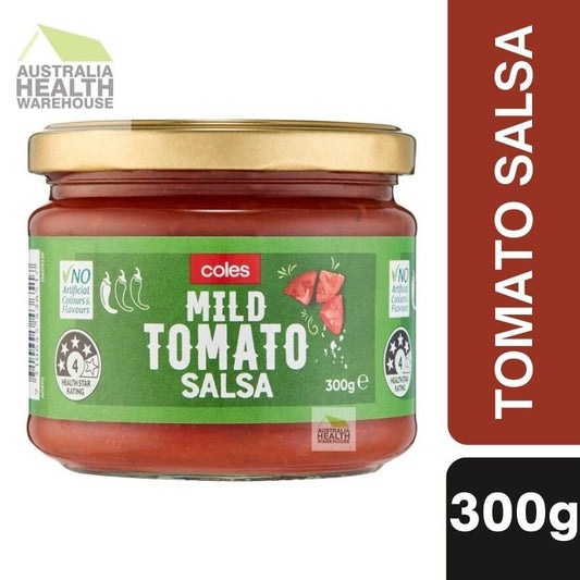 [Expiry: 30/04/2028] Coles Mild Tomato Salsa 300g