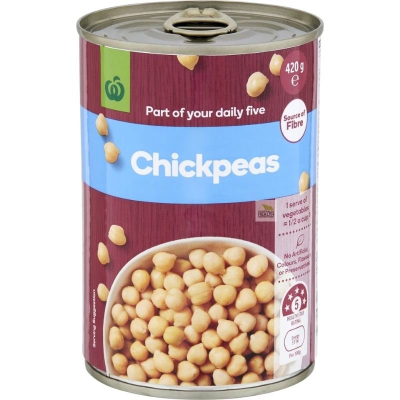 [Expiry Date: 31/01/2028] Woolworths Chickpeas 420g