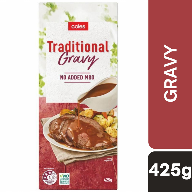 [CLEARANCE Expiry Date: 23/10/2026] Coles Traditional Gravy 425g