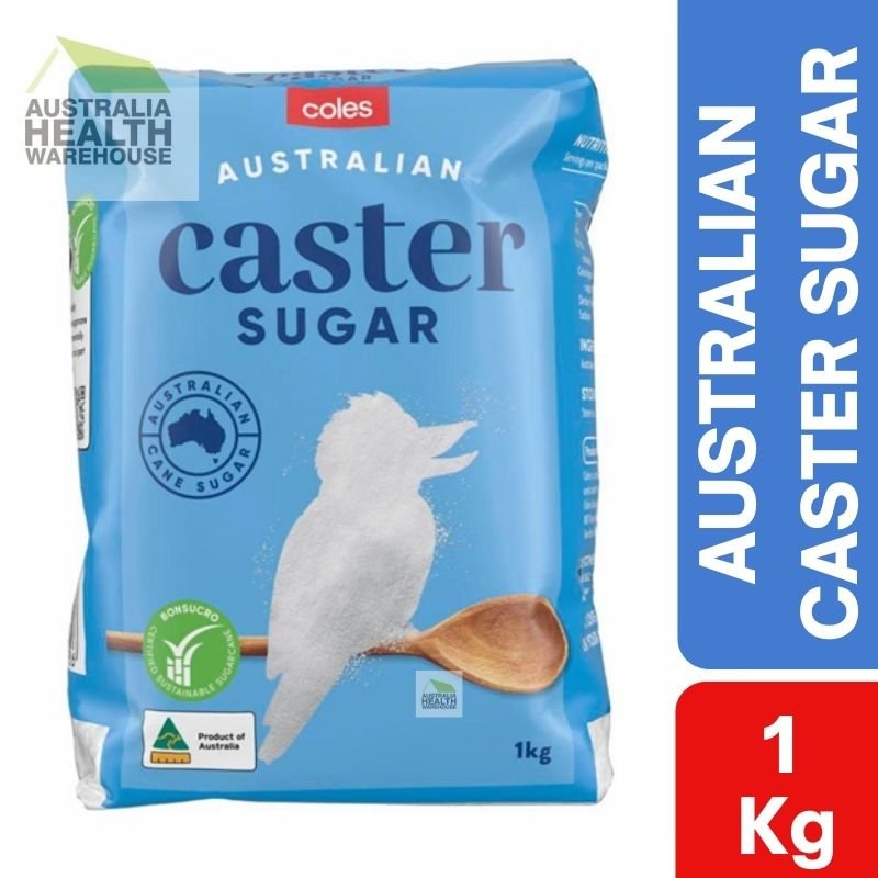 [Expiry Date: 29/10/2027] Coles Australian Caster Sugar 1kg